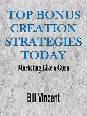 cover image of Top Bonus Creation Strategies Today